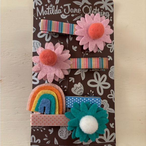 Matilda Jane Other - Matilda Jane Colorful Hair Clips Set